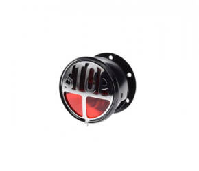 Lampa tył Lucas weteran z napisem stop