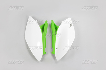 Boczki tylne kawasaki kxf 450 '09-'11 kolor oem (biały/zielony)