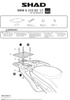 Stelaż kufra tylnego Shad do BMW G310GS 17-18