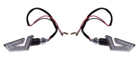 Kierunkowskazy LED motocyklowe z homologacją piorun