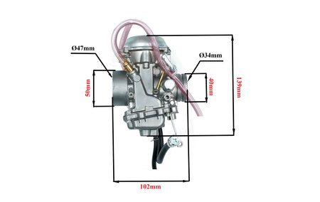 Gaźnik Power Force Pd34j-4 Suzuki Quadrunner 250 Lt-4wd Lt-F250f 1990-1999 Gzc000061