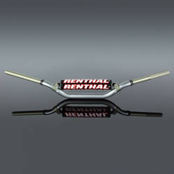 Kierownica 1,1/8 cala (28,6mm) mx twinwall 999 handlebar tanium mcgrath / short padded kolor tytan z gąbką