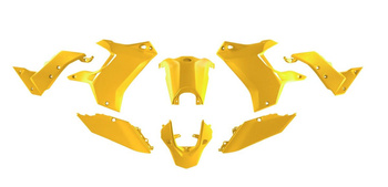 Komplet plastików t7 revolution Yamaha Tenere 700 '19-'24 kolor żółty