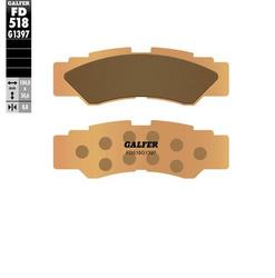 KLOCKI HAMULCOWE KH677 SPIEK METALICZNY (ZŁOTE) ATV TYŁ YAMAHA YXE 1000 WOLVERINE '21-'24; YXZ 1000 '16-'24