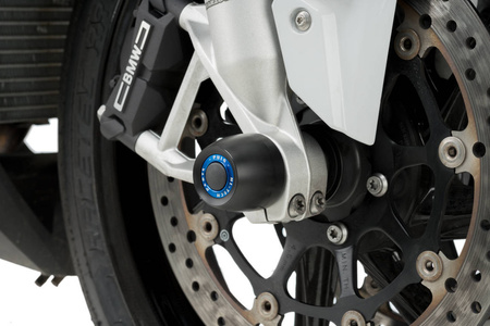 Protektory osi koła puig do bmw s1000 r / rr / xr (przód) czarne