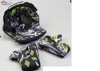 Części wyściółka z policzkami (komplet) do kasku furiourozmiar s