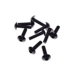 Śruba owiewki aluminiowa 5X20 czarna