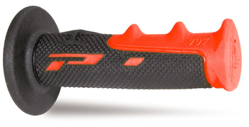 Manetki pg797 off road (22+25mm, dł.115mm) kolor czerwony/czarny (dwuskładnikowe) (797-149)