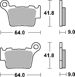 Hamulcowe kh368 off-road carbon