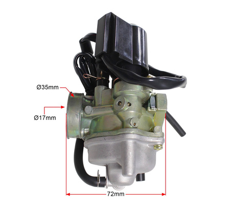 Gaźnik Power Force Honda / Kymco Sf10 - Rozstaw Śrub Mocujących - 42 Mm