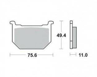 KLOCKI HAMULCOWE TRW MCB509
