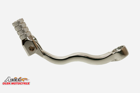 Dźwignia zmiany biegów ktm sxf250 '06-'12, excf250 '07-'08, exc250/300 '05-'16, sx250 '05-'16, husaberg, husqvarna aluminiowa kolor srebrny