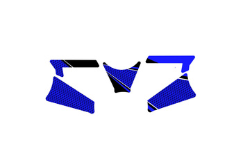 Radikal Osłona Półki Kierownicy Puig Do Triumph Daytona 675 13-17 Niebieski