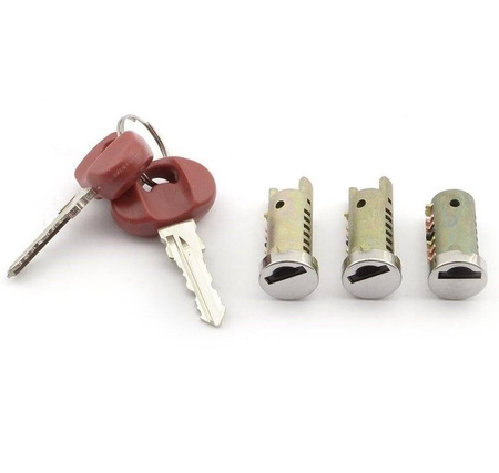 Stacyjka ( zestaw zamków)  wkładek (3pcs) typhoon