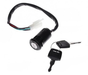 Stacyjka z Kluczykami ATV 50 70 110 kostka 4 piny mocowana na wcisk