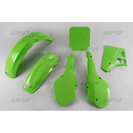 Komplet plastików kawasaki kx 125 '87, kolor zielony