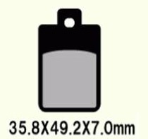 Klocki Hamulcowe Vapor, Generic, Aprilia,Yamaha, Gilera