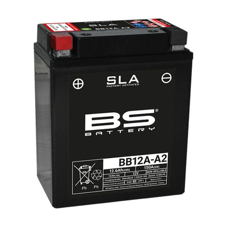 Bs 2022/02 akumulator bb12a-a2 (fa) (yb12a-a2) 12v 12ah 134x80x161 bezobsługowy - zalany (150a) (5)