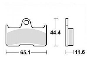 Klocki hamulcowe ATV YFM 660 GRIZZLY CFMOTO CF500