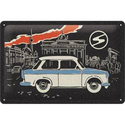 Tablica plakat 20X30 Trabant Berlin Black 22330