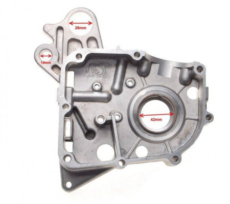 Prawy karter silnika skuter 4T 139Qmb GY6-50