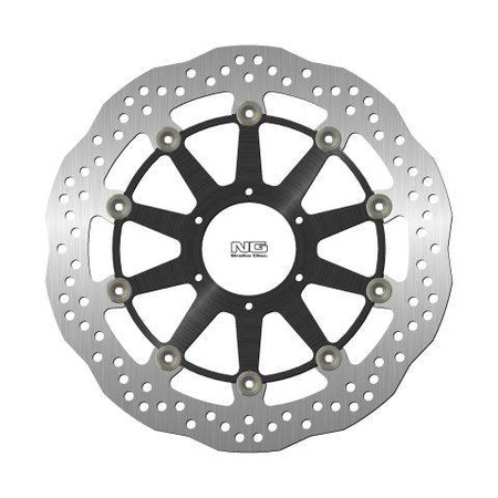 Tarcza hamulcowa przód honda cbr1000rr '09-19 (320x74x5mm) (6x6,5mm) wave pływająca (środaluminiowy)