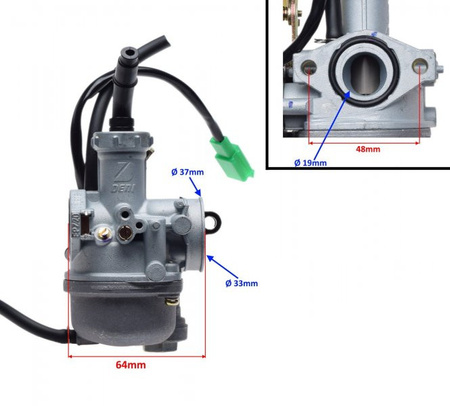 Gaźnik elektroniczny 139FMB Junak 901 902 EURO 4 Router WS 50