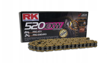 ŁAŃCUCH NAPĘDOWY 520EXW-120 (XW-RING) ZAKUWKA (CLF) W ZESTAWIE KOLOR STANDARD (POJEMNOŚĆ: DO 750 CCM) (34,3 KN)