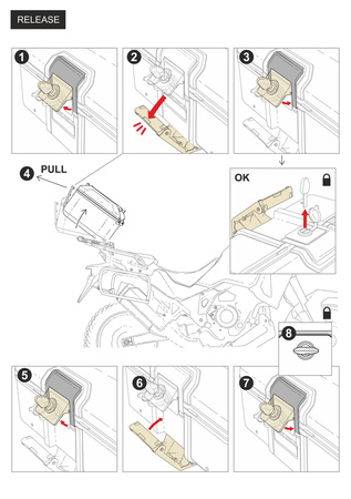 Kufer Shad Terra centralny TR55 aluminiowy Black Edition