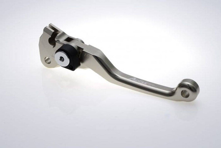 Dźwignia (klamka niełamka) sprzęgła kawasaki/suzuki rmz 250`07-18, rmz 450`05-18 kolor tytanowy