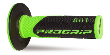 Manetki pg801 off road (22+25mm, dł.115mm) kolor zielony fluo/czarny (dwuskładnikowe) (801-295) (pg801grf/bk)