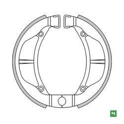 Szczęki hamulcowe kawasaki kx 60 , kx 80 , klx 110 , suzuki rm 60 , dr-z 110 (90x20mm)