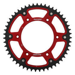 Zębatka tylna 289 51 stealth (stalowo-aluminiowa) honda cr/crf '83-'16 (jtr210.51) kolor czerwony