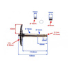 Wałek rozrusznika krótki 125 GY6 4T