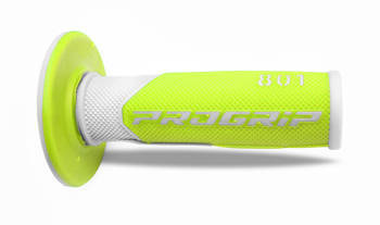Manetki pg801 off road (22+25mm, dł.115mm) kolor biały/żółty fluo (dwuskładnikowe) (801-244) (pg801wh/ylf)