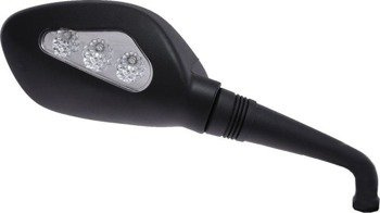 Lusterka do skutera z kierunkowskazami led M8 P+L