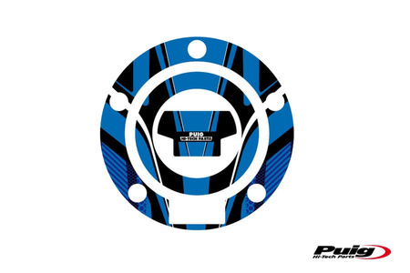 Osłona wlewu paliwa puig do yamaha 2000-2016 (wzór radikal) niebieska