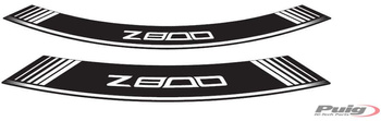 Paski na felgi puig do kawasaki z800 13-21 białe