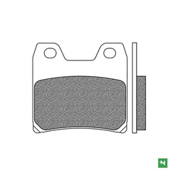 KLOCKI HAMULCOWE TYŁ KH348 YAMAHA FZS 1000 FAZER '01-'05, XJR 1300 '01-'16 WYPRZEDAŻ