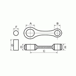 Korbowód Tkrj Honda Nh90
