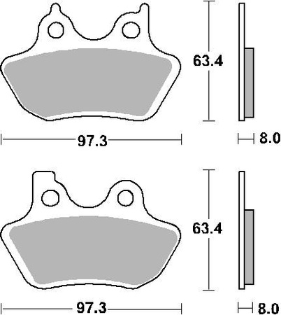 Hamulcowe kh400 street excel/racing ng sinter kolor złoty