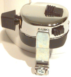 WŁĄCZNIK ŚWIATEŁ Z WŁĄCZNIKIEM KLAKSONU I ZAPŁONY (KILL SWITCH) CHROMOWANY NA KIEROWNICĘ 7/8" 22 MM