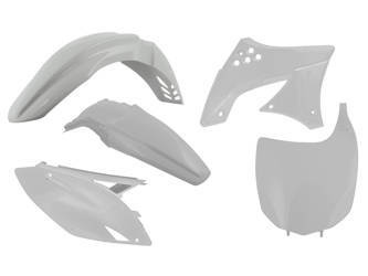 Komplet plastików kawasaki kxf 450 09-11 kolor biały (z tablicą) (ka216e047)