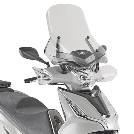 Szyba kymco agility 300 r16 '19-'20, 58 x 57 cm przezroczysta - potrzebne mocowanie d6114kitk