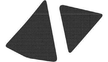 Komplet naklejek (oklein) na puszkę filtra kawasaki kx 125/250 '99-'02 (carbon look)