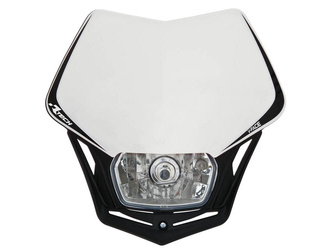 Racetech lampa przednia v-face kolor biały/czarny