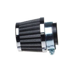 Filtr powietrza 30 mm stożkowy chrom