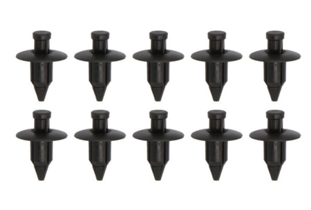 Kołki montażowe do plastików (głębokość 19mm, gr. 7mm, szer. główki 15mm, dł. całk. 20,5mm) (10 szt.) (oem kawasaki 92039-0083, suzuki 09409-07308-5pk, yamaha 36y-28387-00; 90269-07007; 90269-07802) (made in japan)
