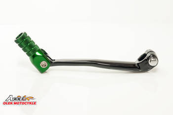 Dźwignia zmiany biegów kawasaki kxf 450 '09-'18 aluminiowa kolor czarny, końcówka zielona