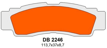 Klocki hamulcowe przód kh676 yamaha yxf 1000r wolverine '21-'22, yxz 1000r '16-'22